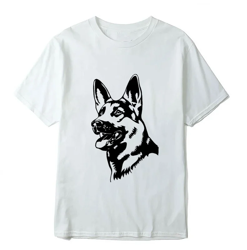 Malinois Belgian Shepherd Mecellar Novelty EMO Graphic Street wear trend casual summer men women universal short-sleeved T-shirt