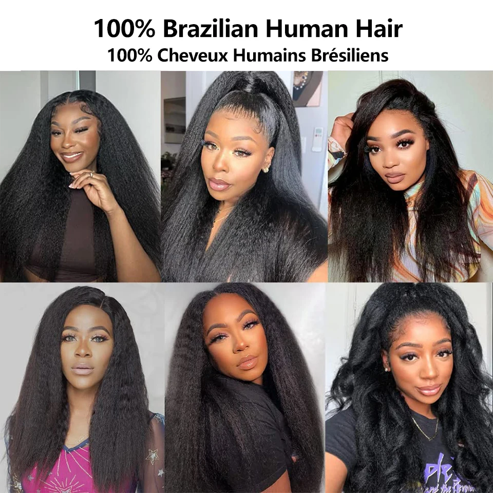 30 32 Inches Kinky Straight Human Hair Bundles Brazilian 100% Human Hair Bundles Human Hair Weaves Raw Hair Bundles Natural Human Hair Extension For