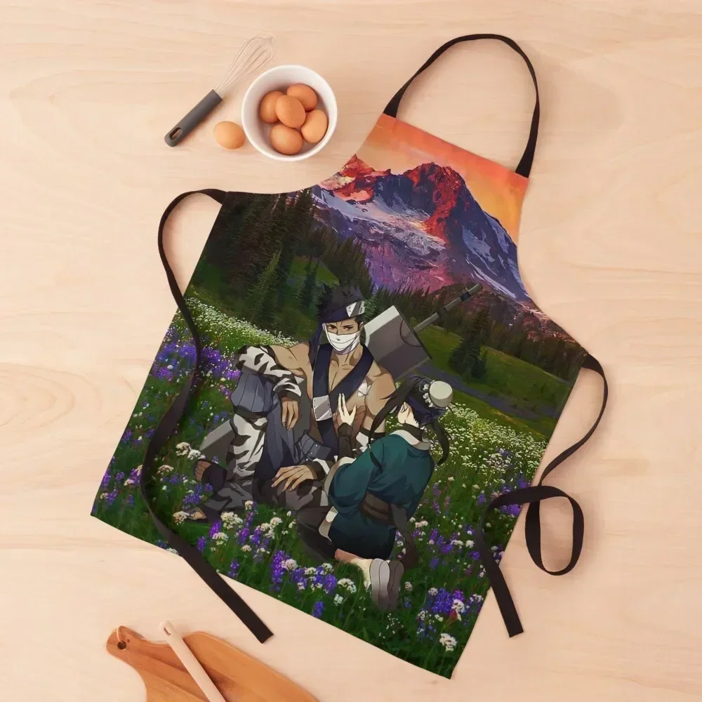 

Haku and her Sensei Apron Kitchens Men Home And Kitchen Kitchen Items painting Apron