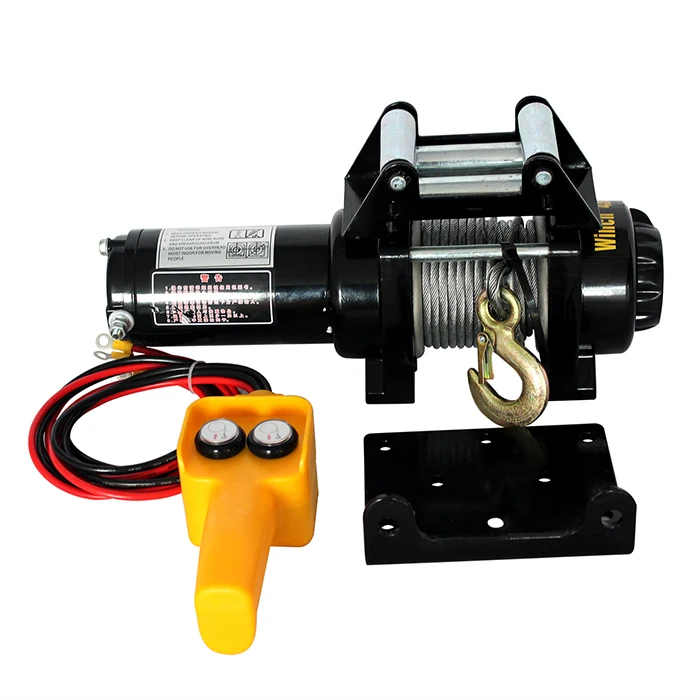 12000 Lbs Wire Rope Electric Winch with Wireless Remote Control 12v 24v 9500 Lbs 4*4 Car Off-road Winch