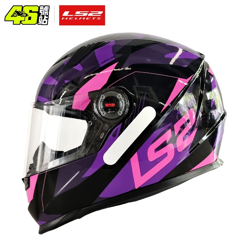 LS2 Draze Full Face Capacete Masculino for Women LS2 FF358 Motocross Racing Man Woman Casco Moto Casque No Pump ECE Approved