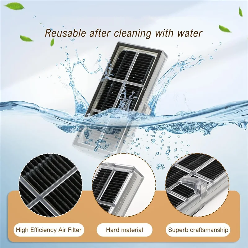 فلتر A74G-HEPA لـ Mova E30 Ultra/P50 Pro Ultra، لأجزاء المكنسة الكهربائية الرئيسية Dreame X40 Ultra Complete /L40 Ultra /X40