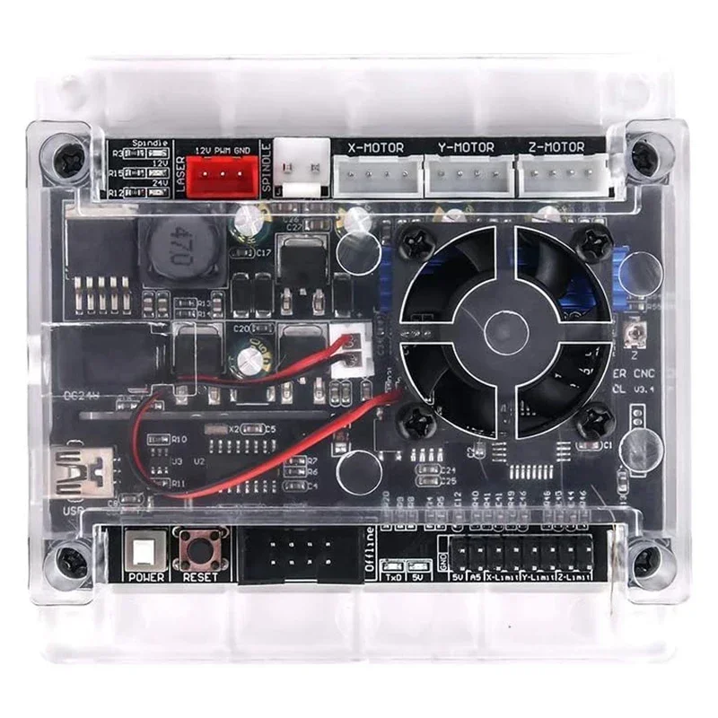 CNC Controller Tools 3-Axis Control Board GRBL 1.1 USB Port Integrated Driver With Offline Controller for 3018 Laser Engraver