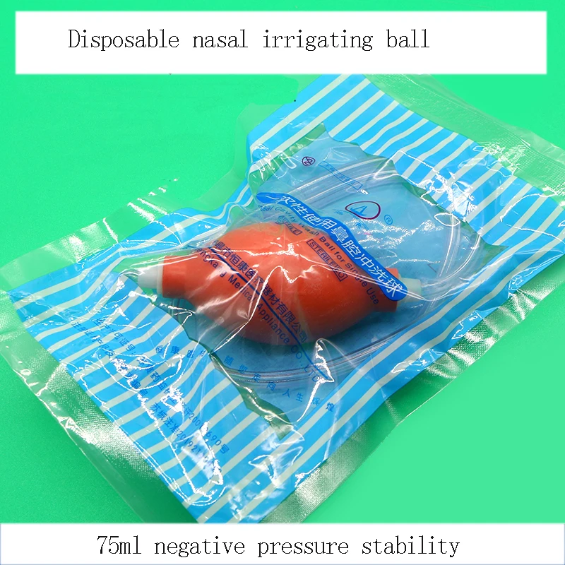 Disposable nasal irrigating ball