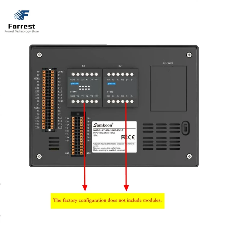 Samkoon HMI + PLC GT-070-32MT-8PT GT-070-32MT-8PT-G GT-070-32MT-8TC GT-070-32MT-8TC-G 7 pouces écran tactile tout-en-un machine