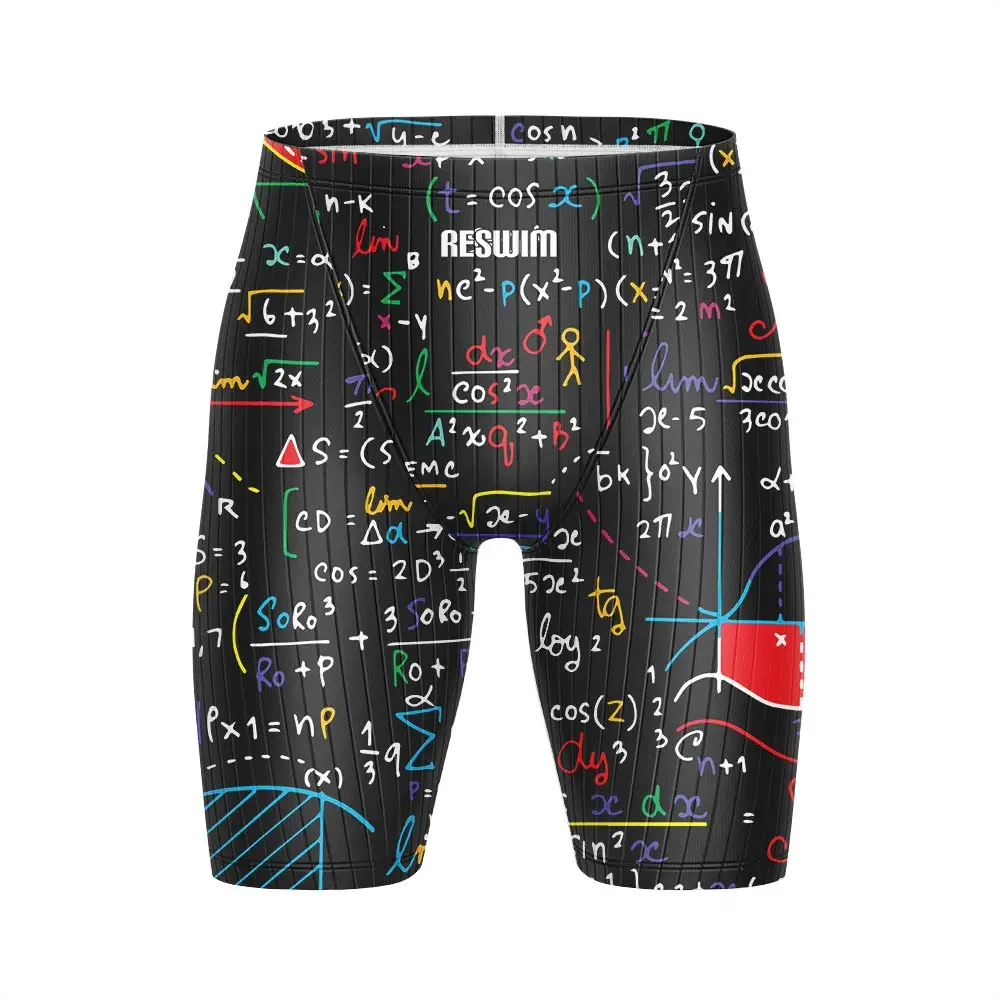 

New Men's Swim Jammers Swimsuit Shorts Athletic Training Swim Beach Trunks Breathable Swimming Trunk Tights Diving Surfing Short