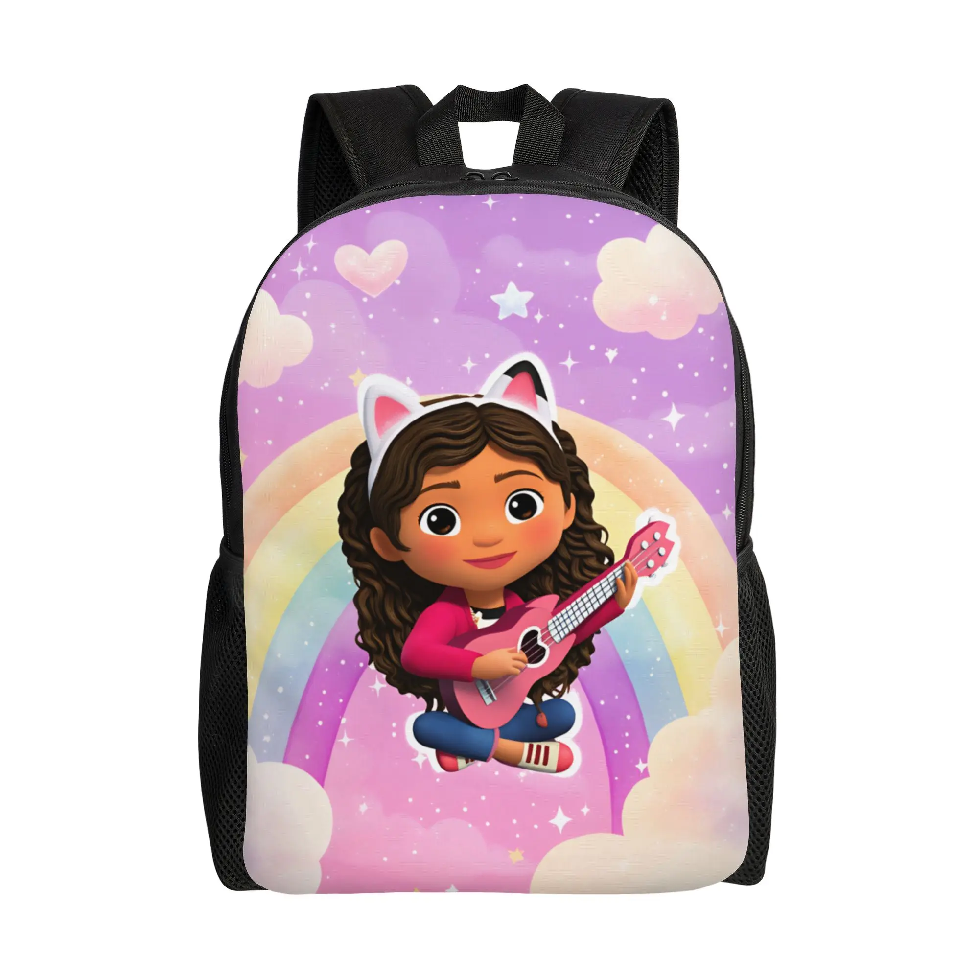 

Custom 3D Print Cartoon Gabbys Dollhouse Backpack Workout Backpacks Unisex Designer Soft School Bags Kawaii Rucksack