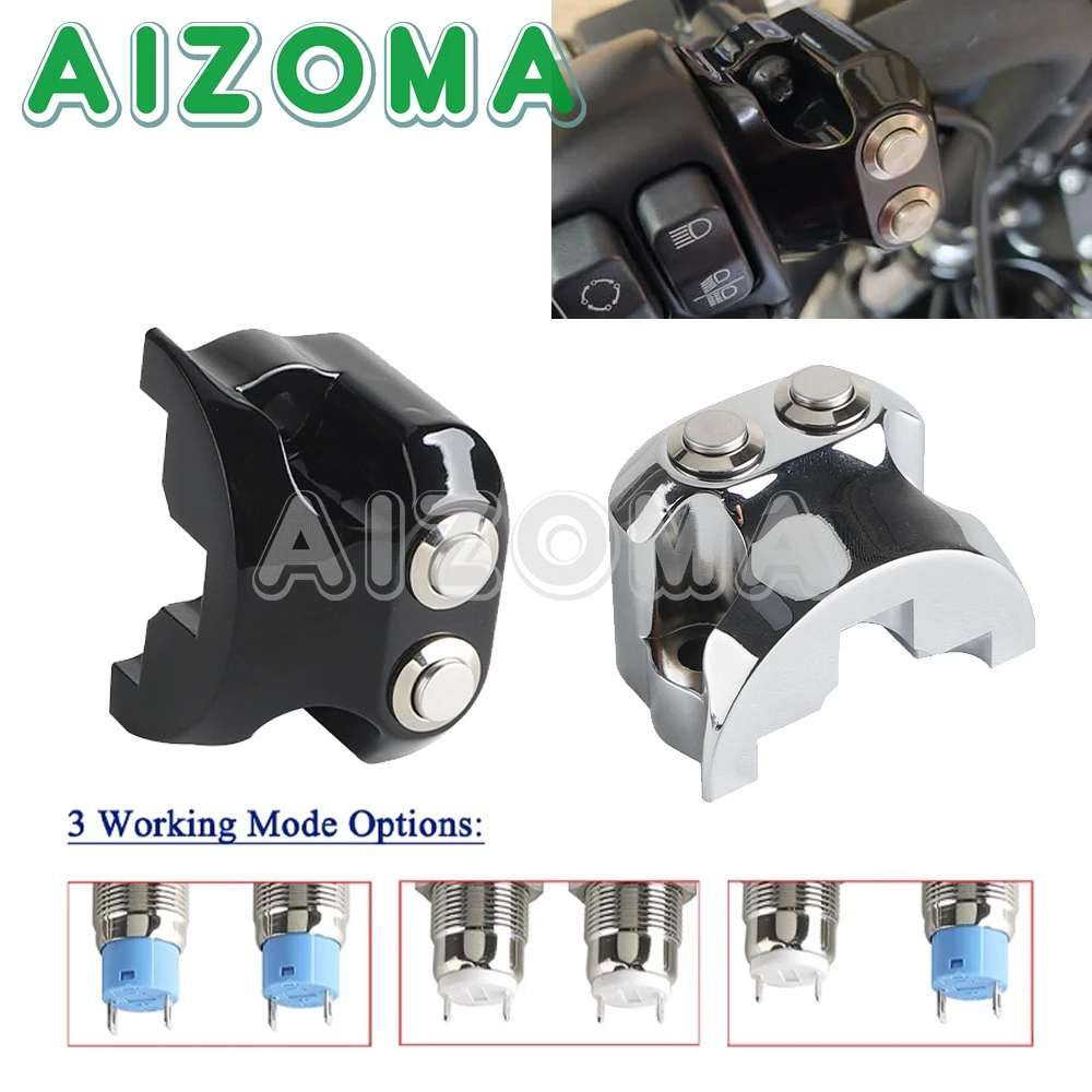 Motor Self-Locking Self-Resetting Switch Air Suspension Controller Kit For Harley Touring Street Electra Road Glide Road King