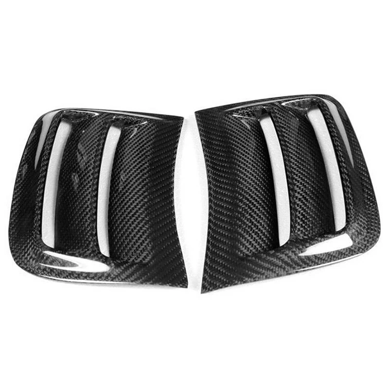 Car Carbon Fiber Air Vent Duct Cover Side Air Insert Vent Cover Trim Cover Vent Sticker for W204 C63 for 08-11