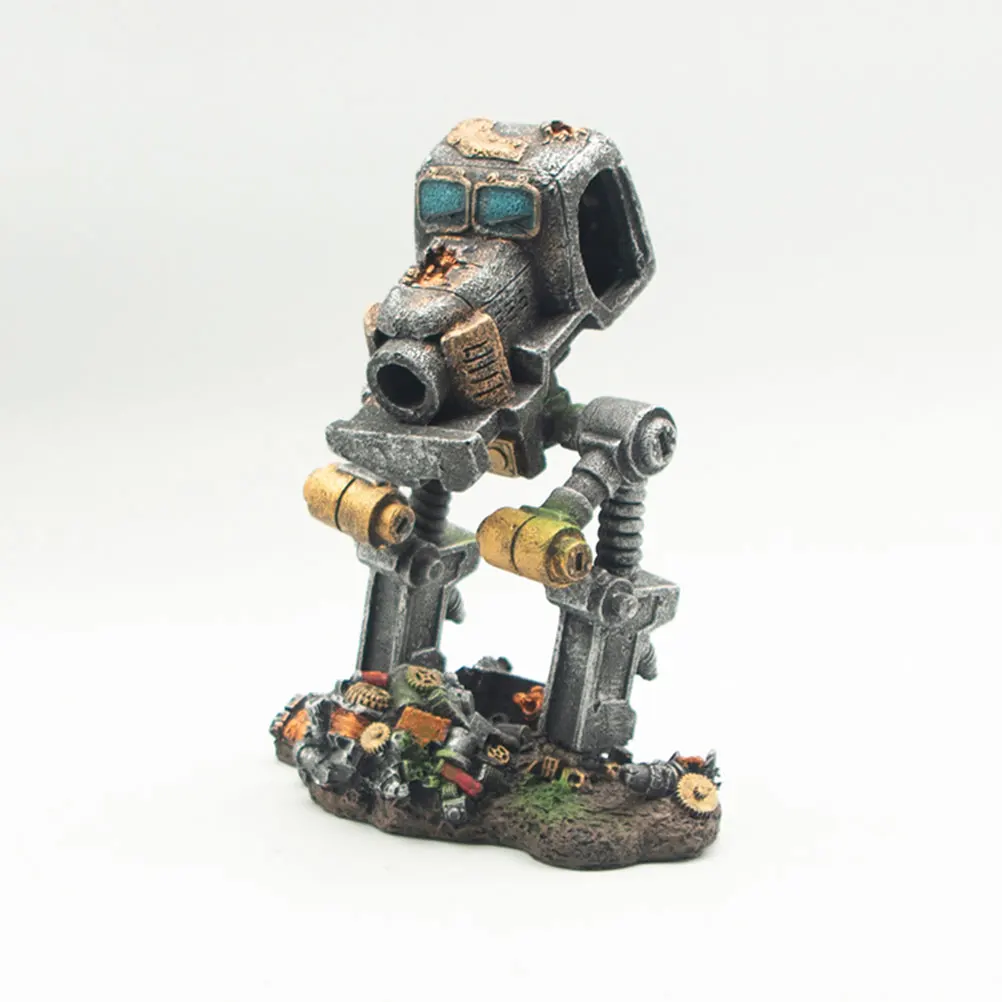 

1Pcs Durable Resin Aquarium Ornament Lifelike Fish Tank Decoration Increase Vitality Compact Design for Various Tanks