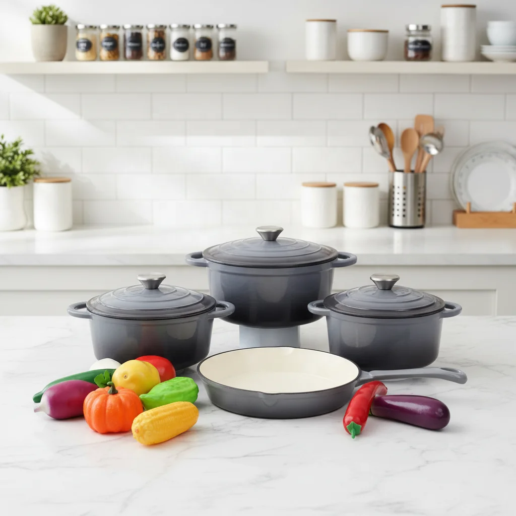 7-delige moderne duurzame emai - Dutch Oven Enamel recensie en prijs