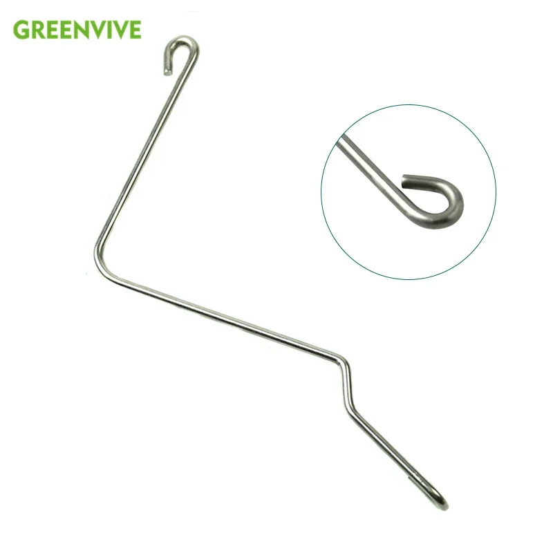 

20 PCS Stainless Steel Beehive Spring Clip Connectors Connecting Bend Wire Holder Beehive Spring Fixing Clamp Beekeeping Tools