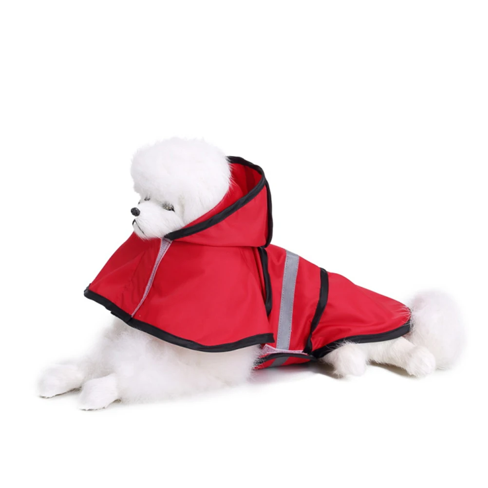 

Pet Reflective Raincoat Dog Walking Poncho Golden Retriever Jacket Protective Gear Clothes