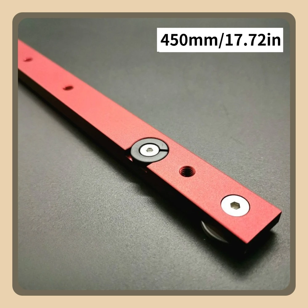 Zware 300/450mm aluminium T-gleufgeleiderstang - Perfect voor doe-het-zelf timmerwerk & professionele houtbewerkingsgereedschappen