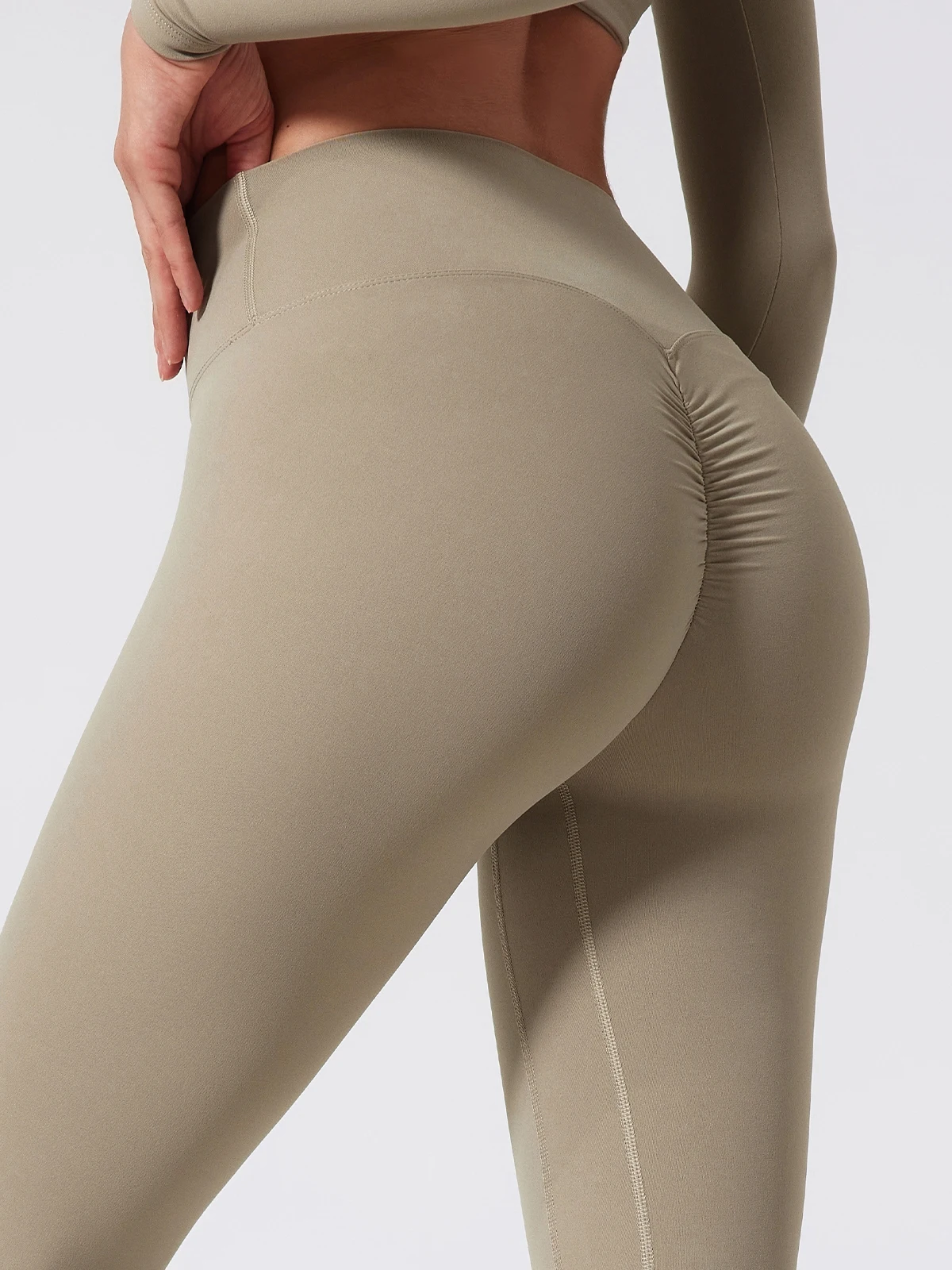 Neue Sommer High-Waist Sport-Leggings für Damen, Atmungsaktive Enge Hosen, Outdoor-Sportbekleidung, Damen-Gym-Sporthosen, Yoga-Damenhosen – Detail 12