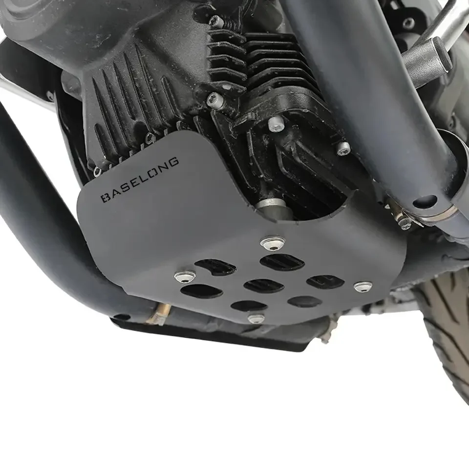 

2025 Engine Bottom Cover Bumper Guard Skid Plate For Moto Guzzi V7 850 Stone V7 850 Special Custom V9 Bobber 2020-2022 2023 2024