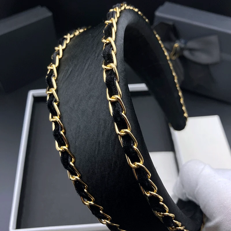 Sponge High Skull Top Haarspange, Damen Luxus-Haarband für Hochsteckfrisuren, Breitrandiges Haarband – Detail 5