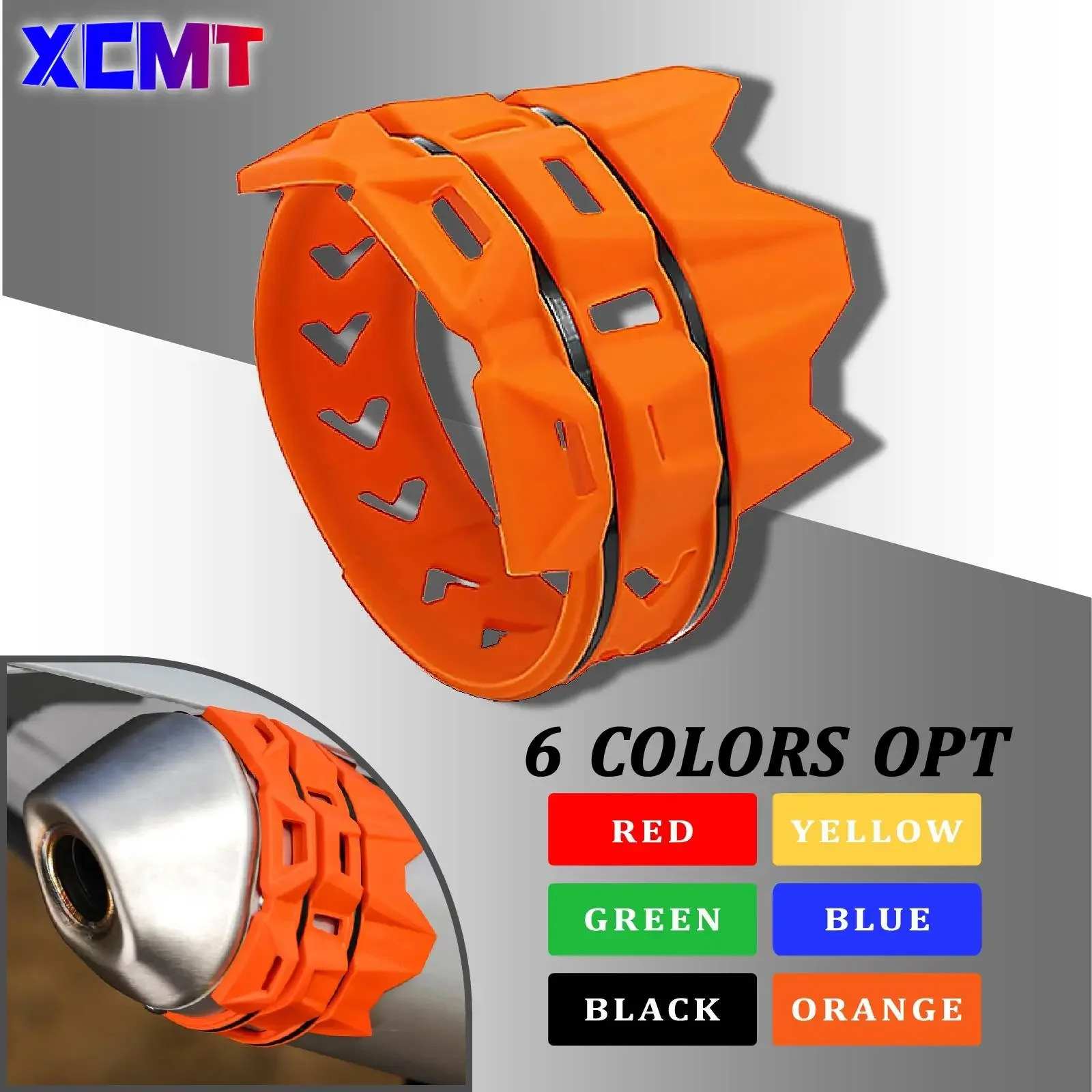 מגן כיסוי מגן צינור פליטה עבור KTM EXC EXCF XC XCF XCW SX SXF TPI SIX DAYS 125 200 250 300 350 450 500 אוניברסלי