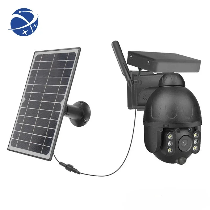 

YYHC2022 hot selling GSM 4G SIM Card 1080P IP Camera WIFI Solar Panel Battery Security Camera Waterproof Outdoor PTZ CCTV Camera