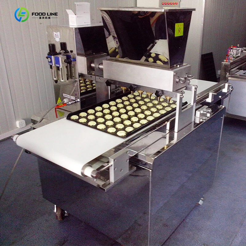 Good Feedback Soft Biscuits Machine Round Egg Biscuit Production Line Cookie Pastry Making Machine FL Customized
