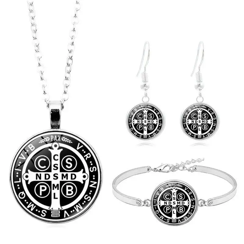 novo-conjunto-de-colar-medalha-de-sao-bento-f-brincos-e-pulseira-personalizados-acorios-de-joalheria-versateis-e