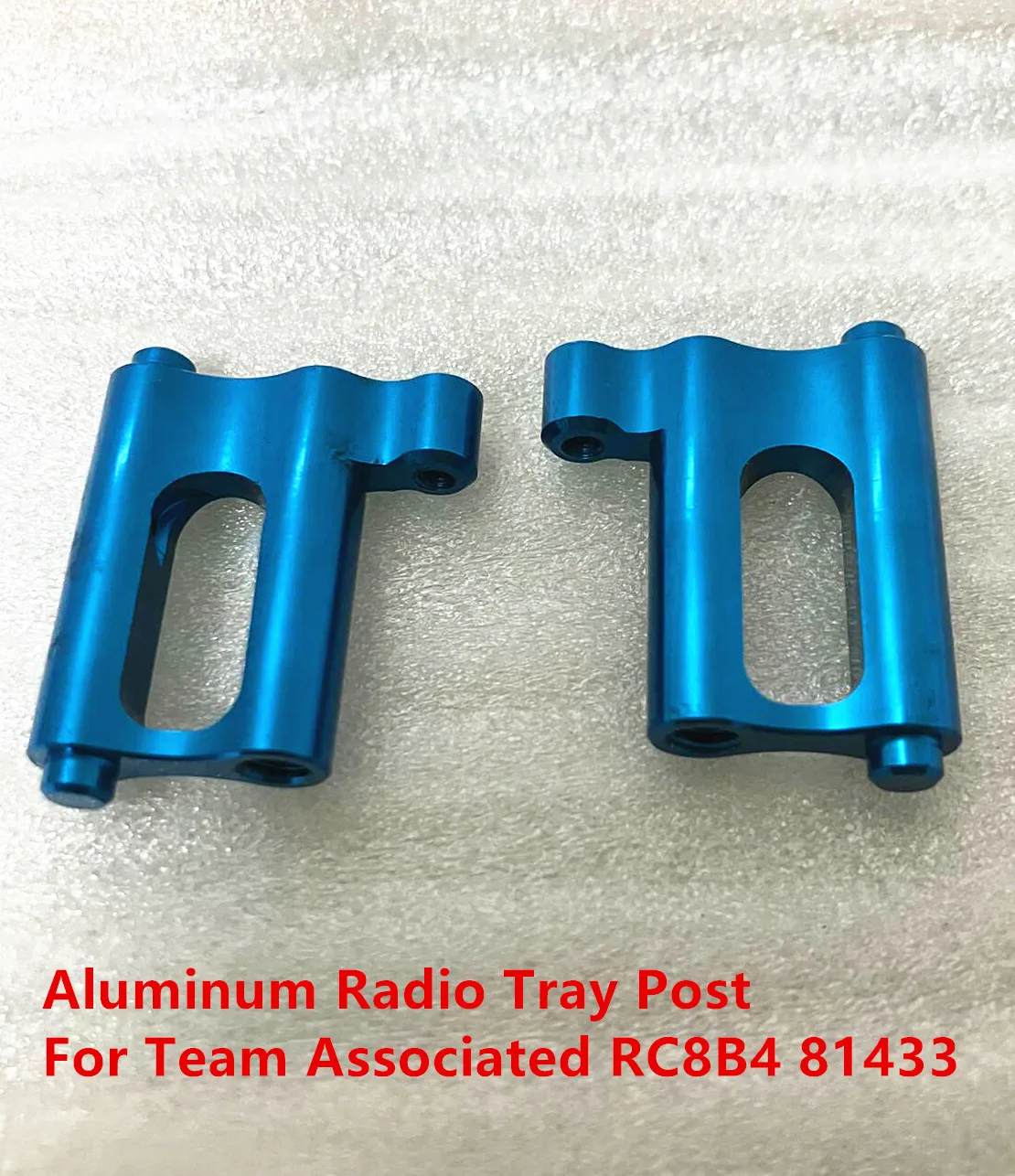 GVM CNC Aluminum Radio Tray Post 2pcs For Team Associated RC8B4 81433