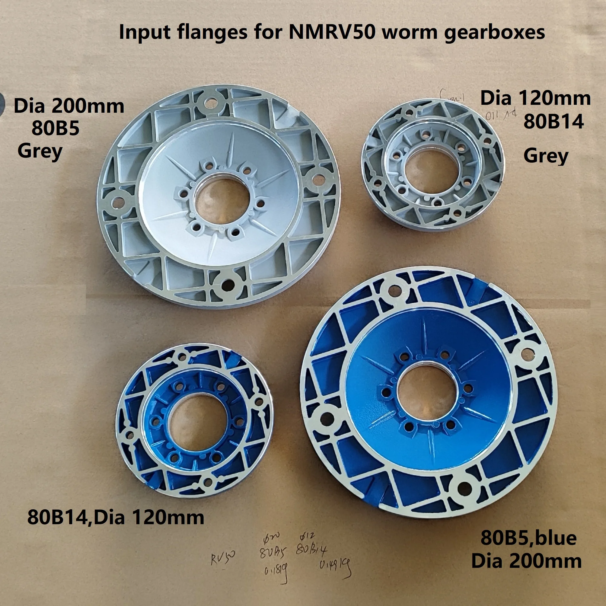 CHENYUE Input Flange 80B5 80B14 63B5 63B14 71B5 71B14 for Worm Gearbox Worm Gear Reducer speed reducer RV50 RV050 NMRV50 NMRV050