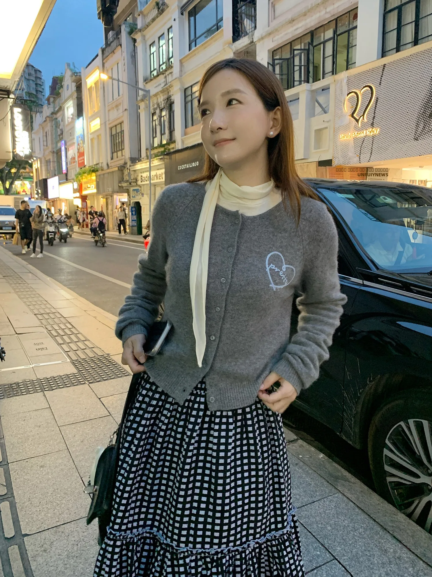 

Корейский вязаный шерстяной свитер-пальто XierZ для женщин, осенне-зимний, с вышивкой в виде сердца, свободный крой, теплый, модный