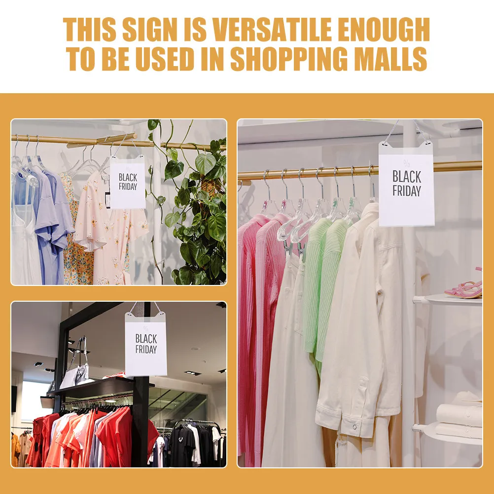 Clear Acrylic Hanging Sign Blank Versatile DIY for Wedding Chair Signs Reserved Seating Door Hangers Office Hotel Restroom Door