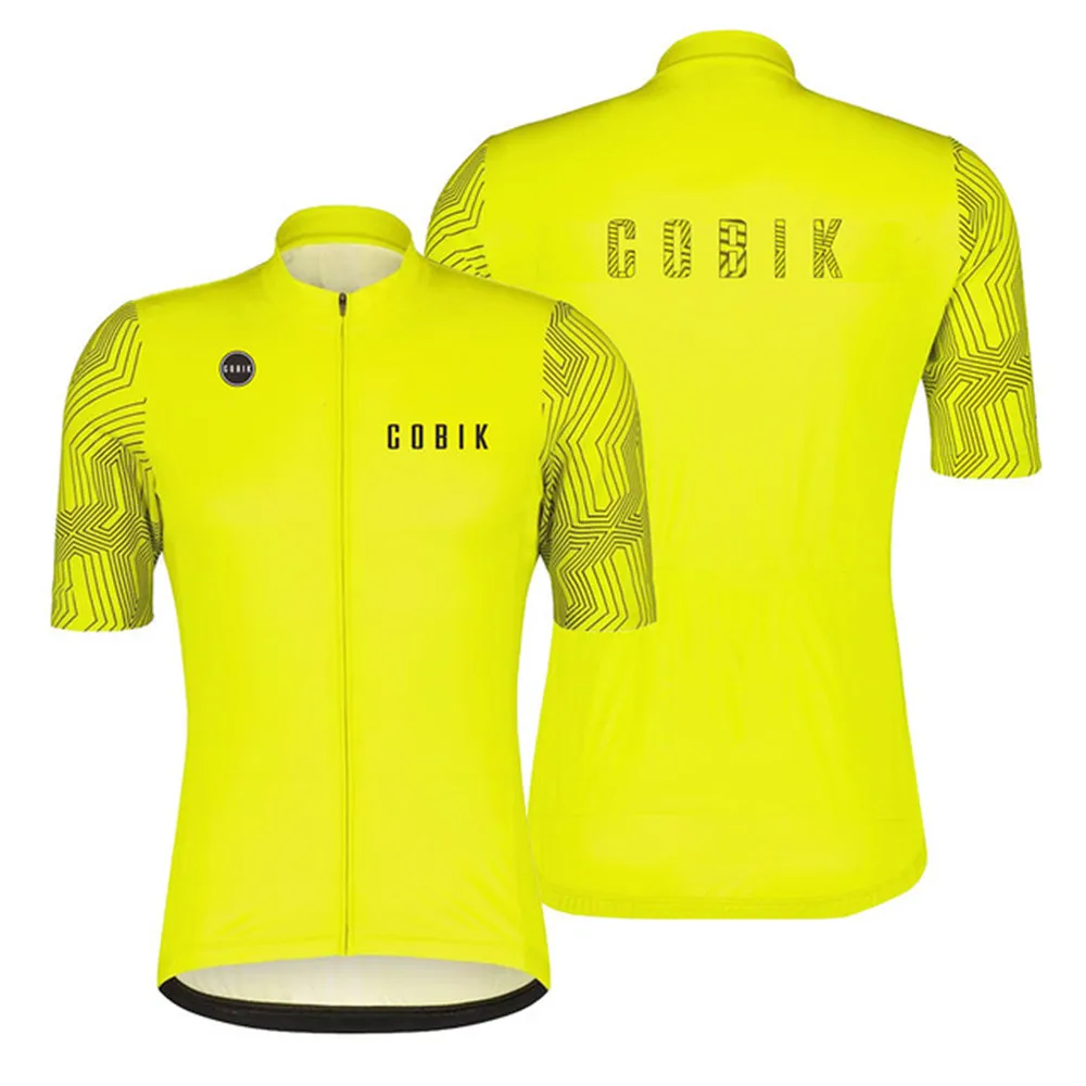 

Cobik New Team Bicycle Short Sleeve Set Summer Men's Shirts Cycling Clothing MTB Maillot CiclismoOutdoor Cycling Jersey Ropa de