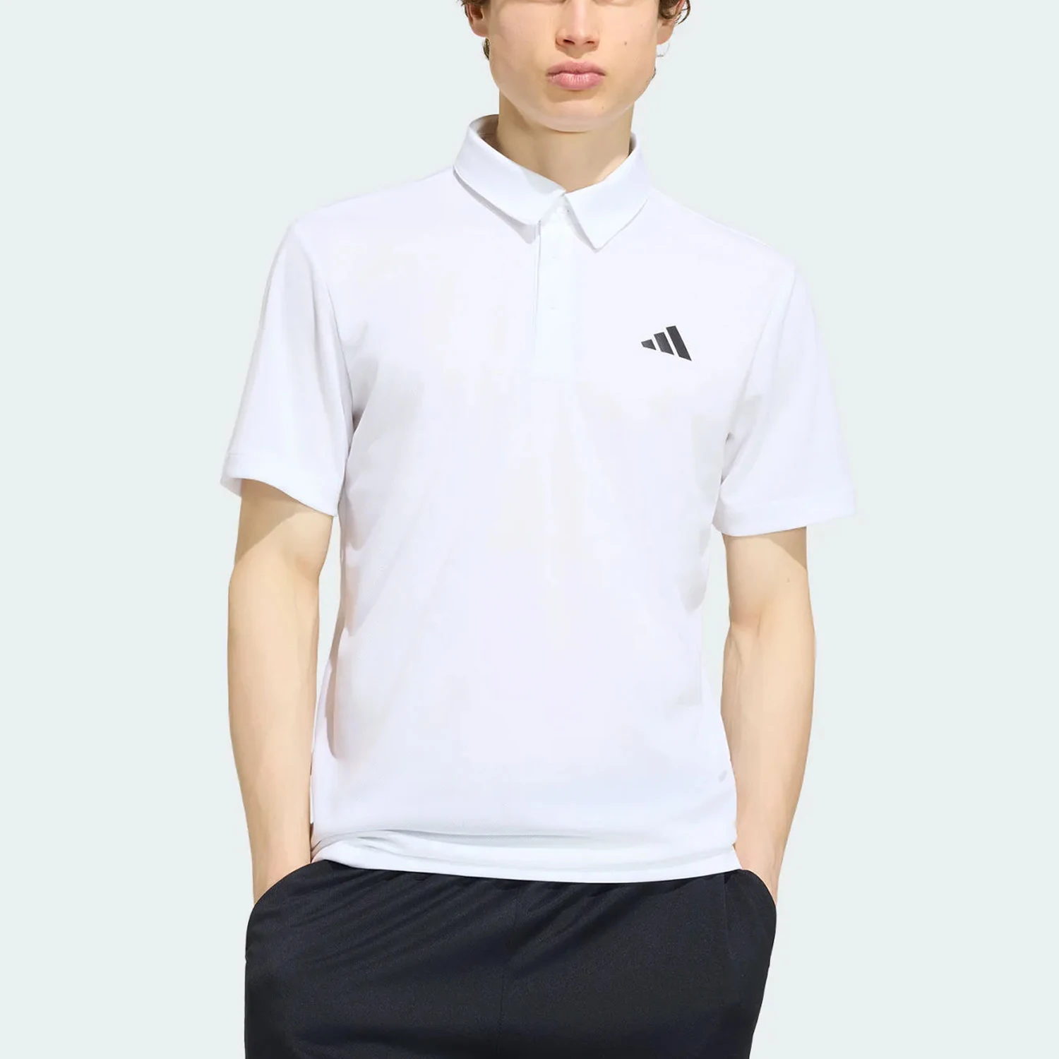 Adidas genuine men's breathable and comfortable classic sports short sleeved polo shirt KF7468
