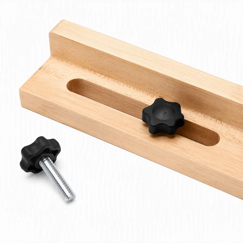 Durable Manual Labeling Machine Solid Wood With Ruler Label Applicator Tool Label Positioning Stand Straight Application