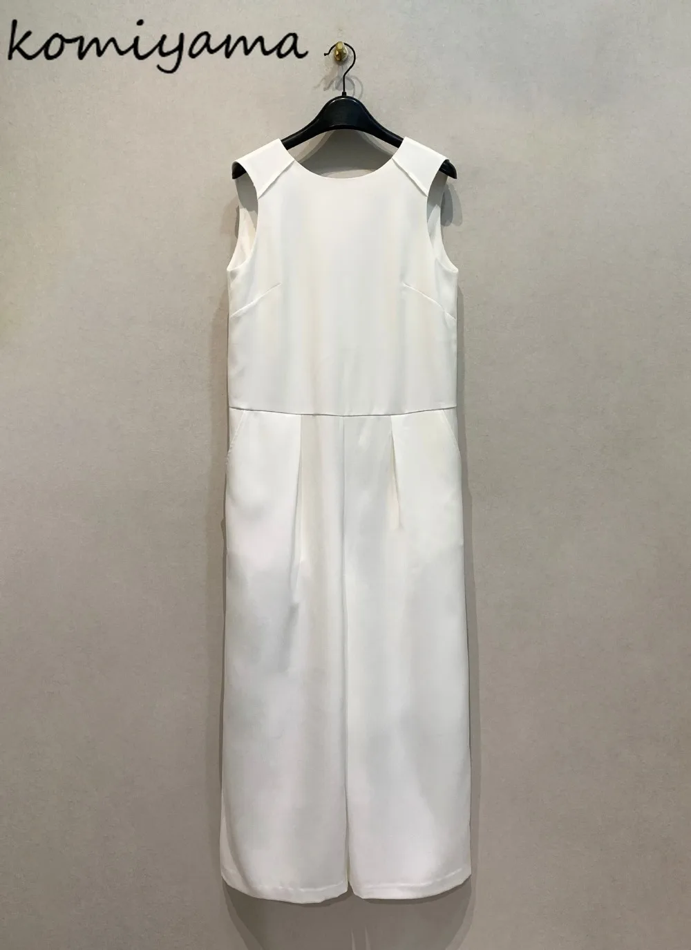 

O-neck Backless Jumpsuits High Waist Jumpsuit Woman Combinaison Femme Japan Lazy Style Ropa Mujer Loose Casual Monos Largos