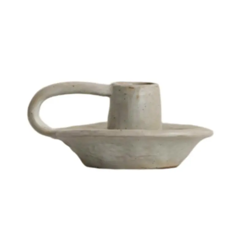 Nordic Ceramic Candle Holder, Modern Minimalist Table Decor, Creative Home Accent for Dining, Guesthouse, Romantic Ambience view 5
