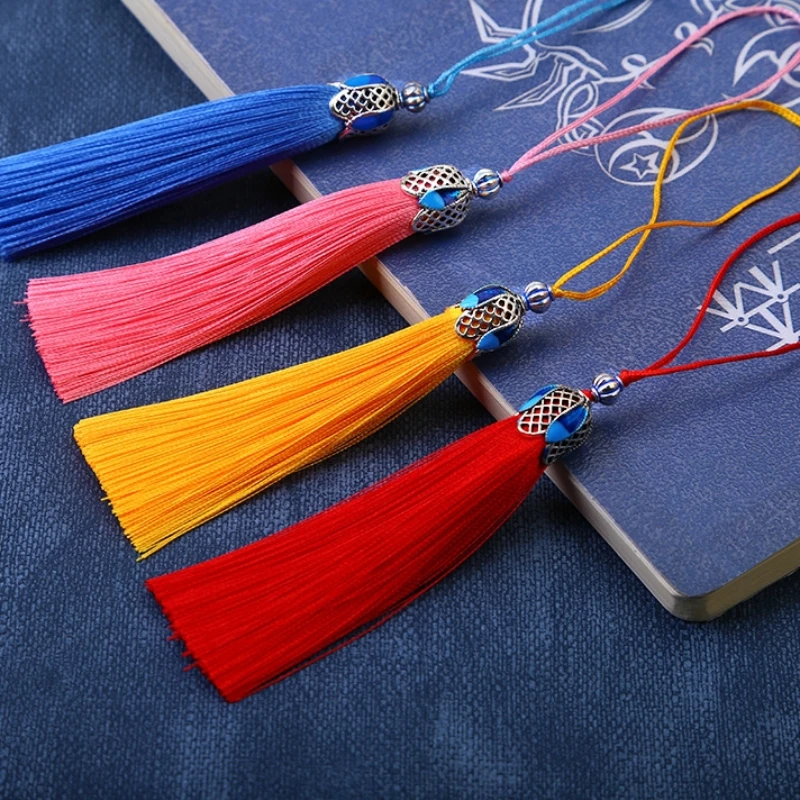 5pcs/lot 8cm DIY Home Decoration Polyester Silk Tassel Cotton Tassel Trim For Sewing Curtains Accessories pendant Car Decoration