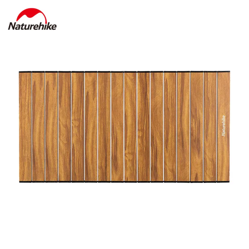 Naturehike Folding Trolley Table Board About 2.5kg Portable Wood Grain Board 93x56x1.2cm Dunhuang Co-Branded Cart NH20PJ009