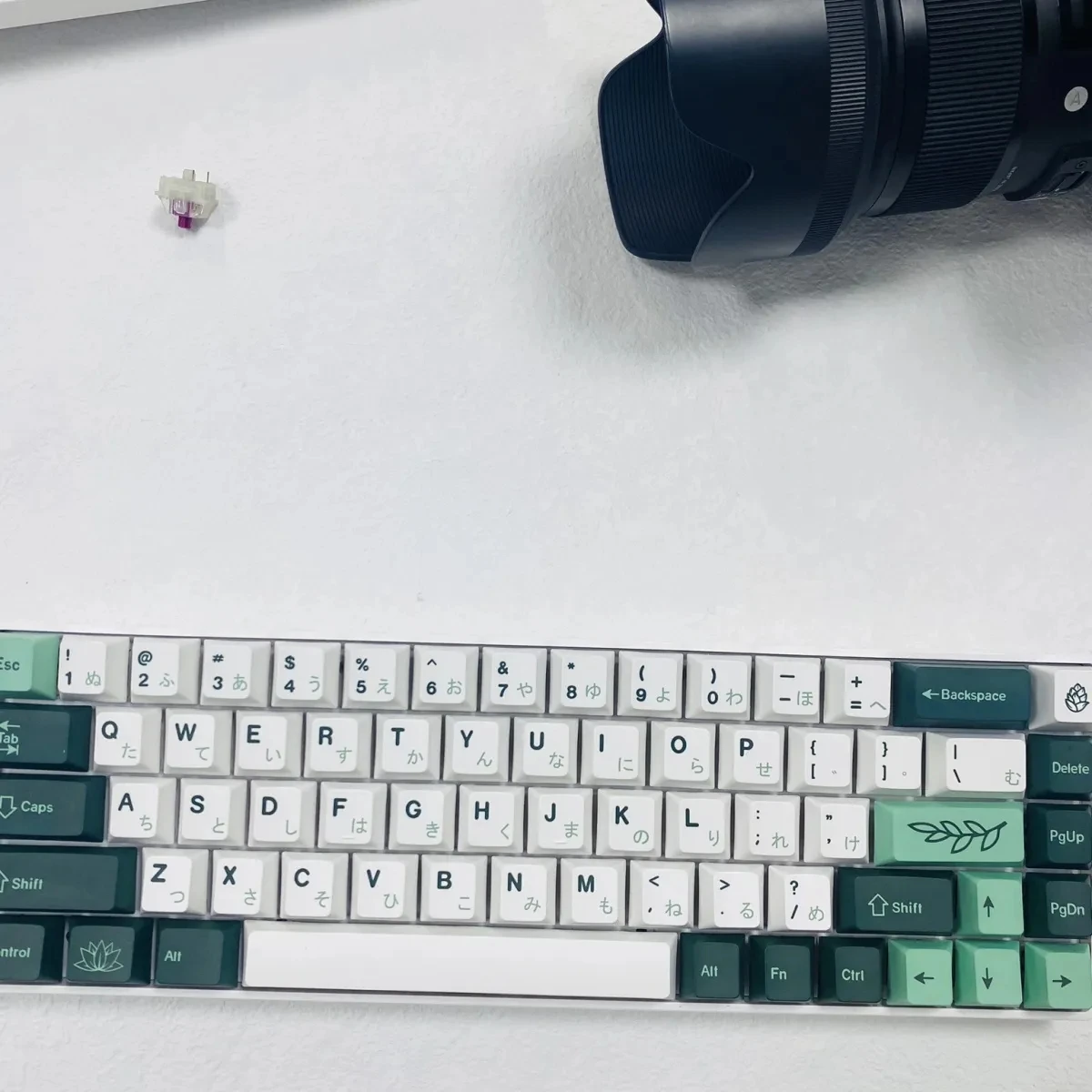 GMK-teclas Botanical para Gaming, teclas de Teclado mecánico de sublimación, PBT, perfil Cherry MX para interruptor, 136 teclas
