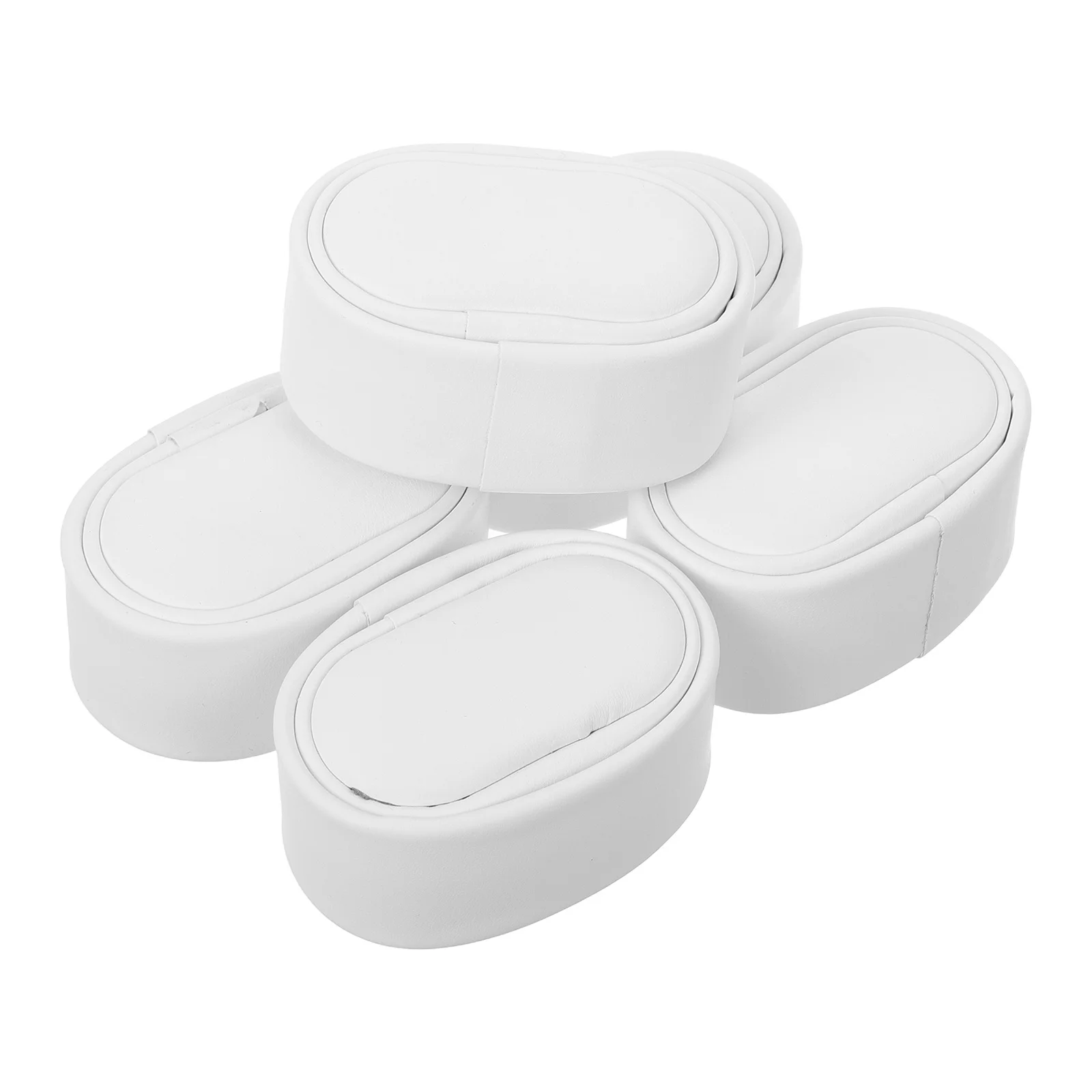 

5Pcs Small Watch Pillow PU Insert for Watch Display Box Replacement Cushion Pad Mini Automatic Winder Holder Compact for Travel