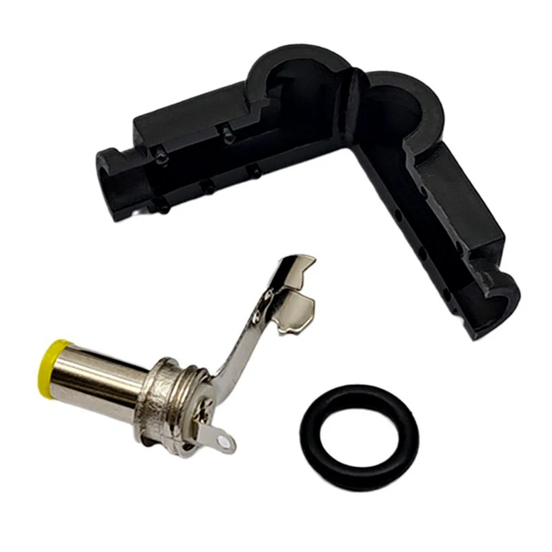 DC plug 90 degree elbow 5.5*2.1mm DC power plug wiring assembly 5.5*2.5mm welding wire type 2.5*0.7/ 3.5*1.35/ 4.0*1.7/4.8*1.7