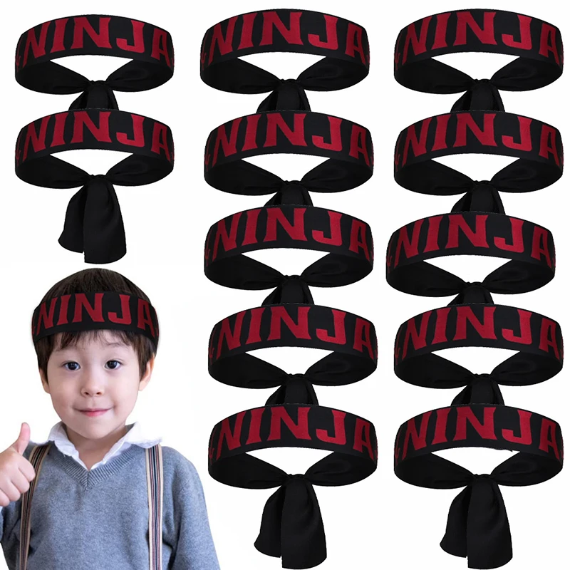 Regali per feste traspiranti multiuso Fascia per capelli da guerriero per bambini Vendita calda Fascia per sciarpa per karate ninja igroscopico