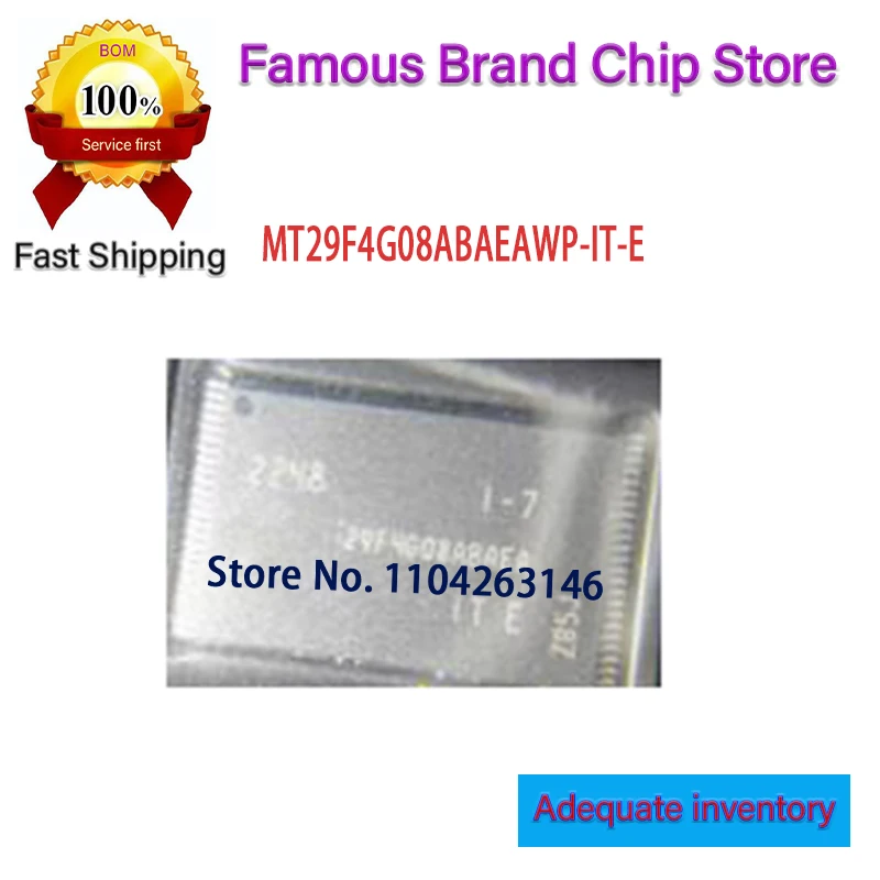 1pcs/Lot New Original MT29F4G08ABAEAWP-IT:E MT29F4G08ABAEA MT29F4G08 MT29F4G08ABA TSOP48 SSOP-48 in stock