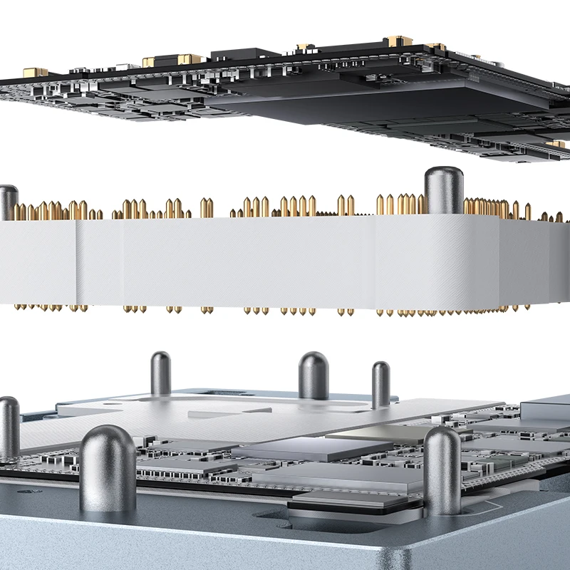QIANLI ISocket 17 Series 4-in-1 Layered Motherboard Test Fixture Precise Positioning Measurement Logic Board Function Holder