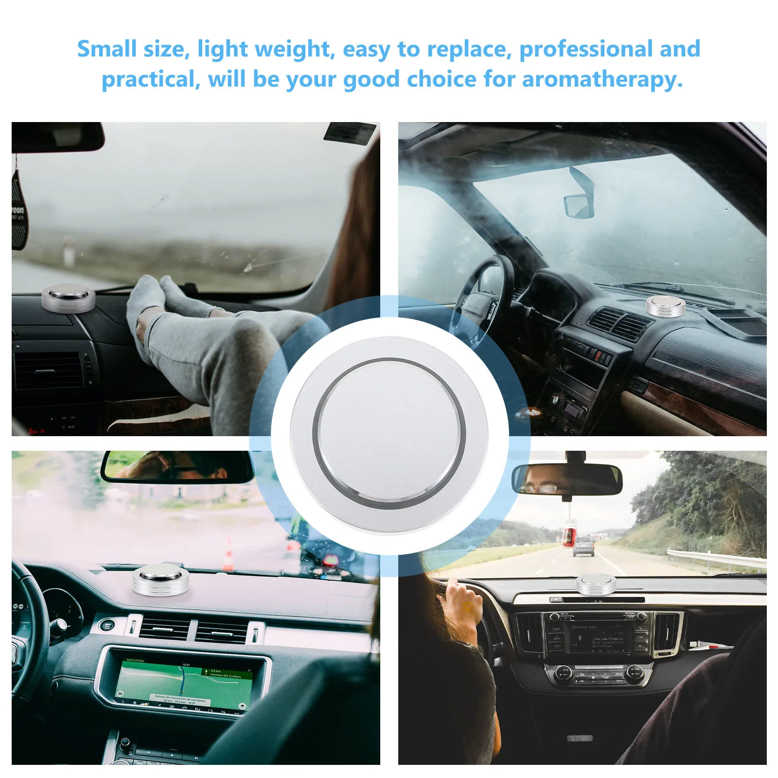 

1 комплект, 1 комплект, автомобильный ароматический диффузор, многоразовый освежитель воздуха из алюминиевого сплава для авто, держатель эфирного масла для ароматерапии, салон автомобиля