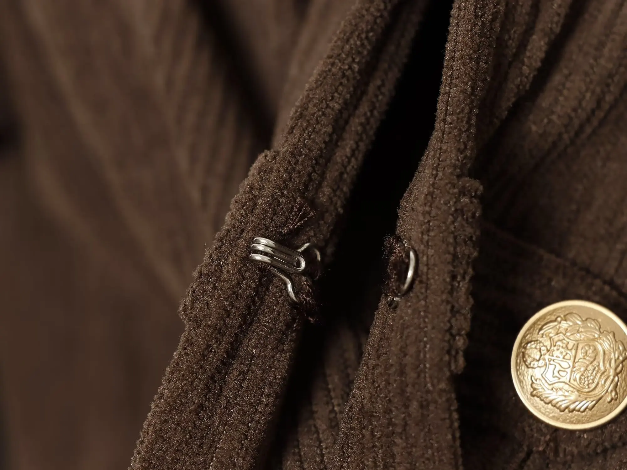Damen Napoleon Hofstil Retro-Jacken Herbst Damen Kurze Doppelreihige Langarm-Mäntel Damen Freizeitjacken Oberbekleidung – Detail 7