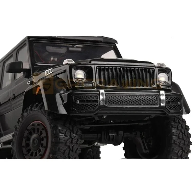 1 Set Simulatie Metalen Voorbumper Grille voor 1/10 RC Crawler Auto Traxxas TRX4/6 G500 G63 Accessoires