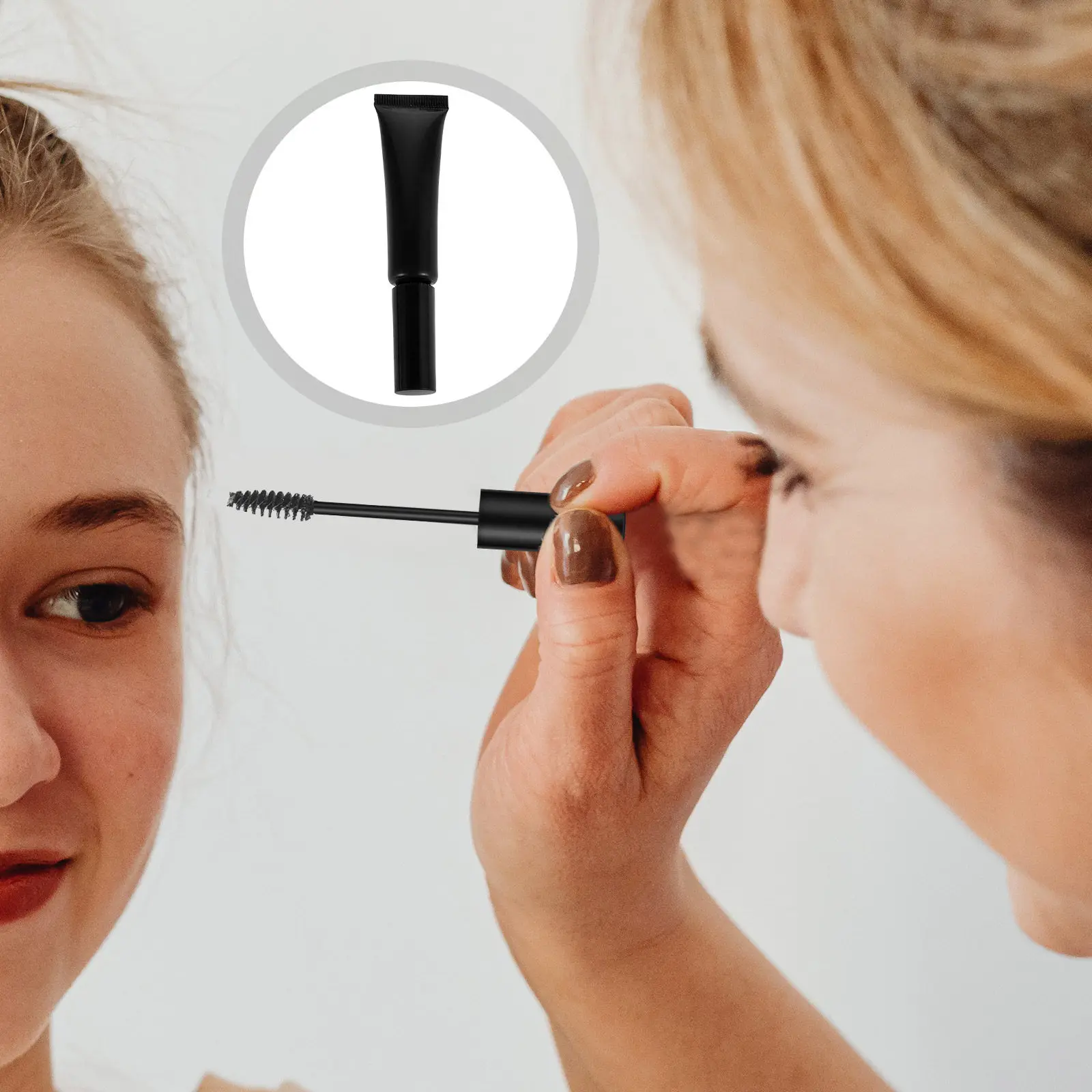Waterproof Eyebrow Gel Clear Long Wear Brow Setting Shaper Lightweight Non Sticky Formula for Sparse Thick Coarse Brows Daily