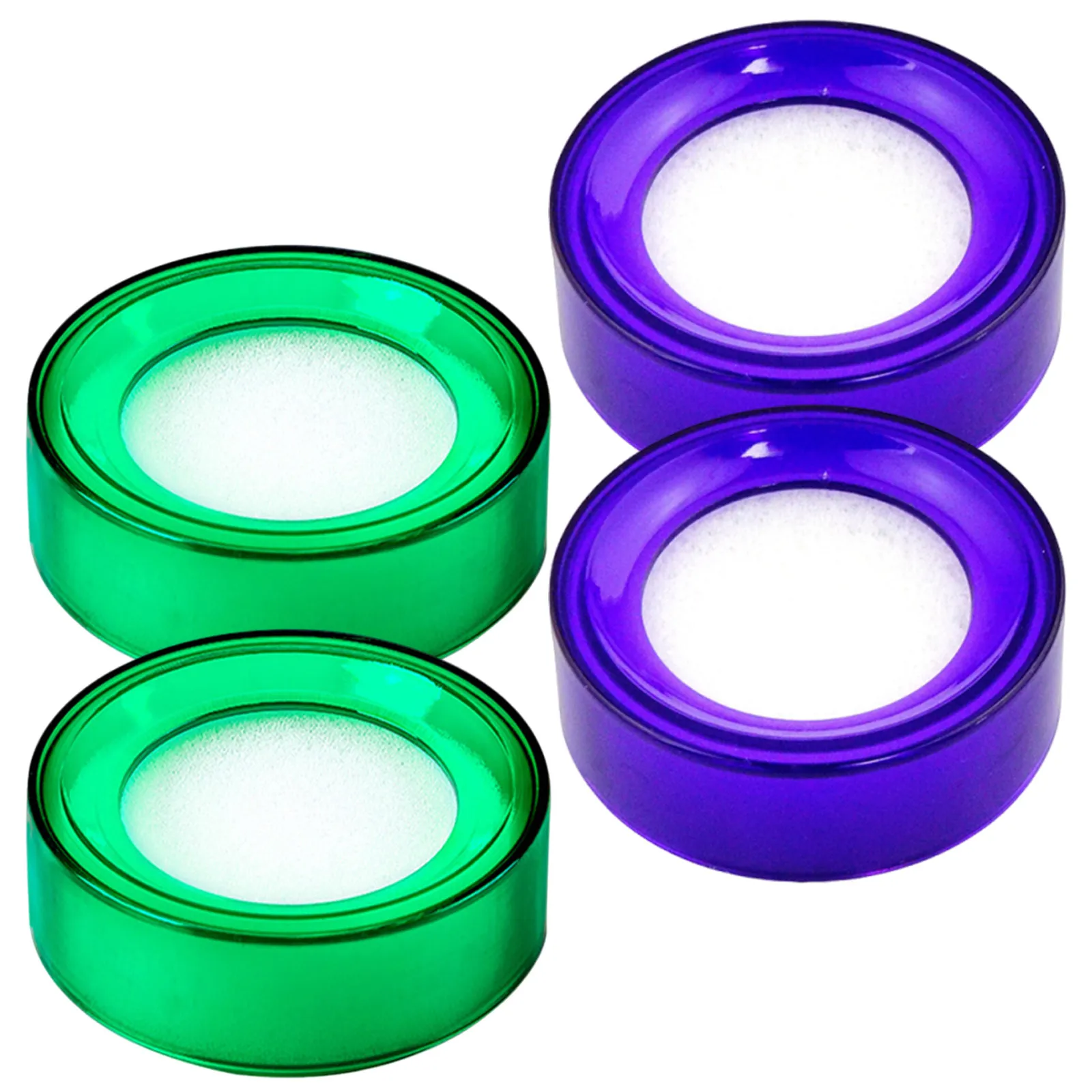 Cash Counting Finger Moistener Sponge Cups 4 Pack Nonslip Office Tool for Bills Money Sorting Documents