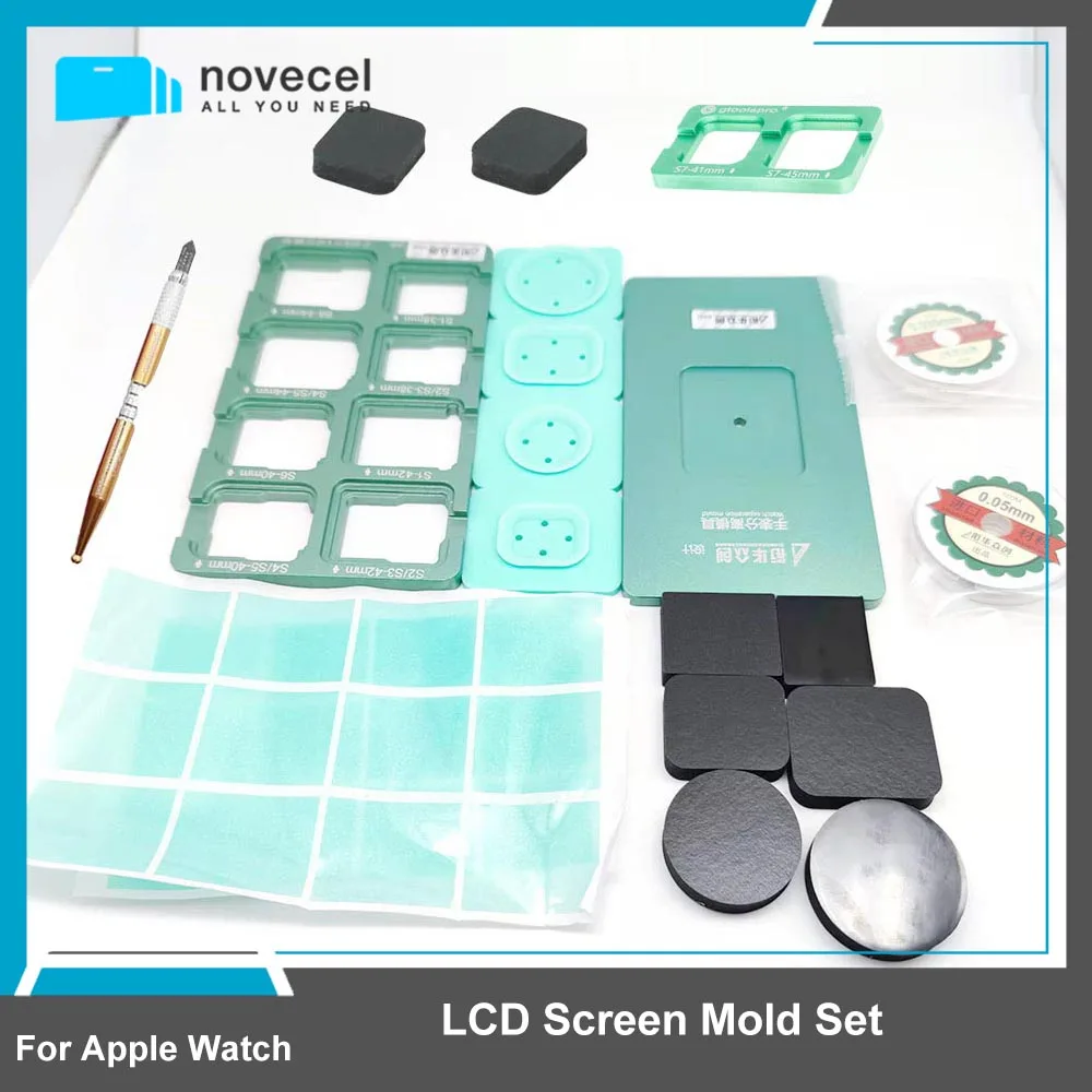 Watch Repair Tools Set Suction Separating Mat Mold for Apple iWatch S2 S3 S4 S5 S6 S7 38 42 40 44mm LCD Touchscreen Glass Repair