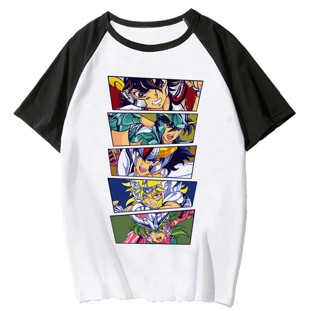 

Saint Seiya Tee women Y2K comic manga t shirt girl comic harajuku manga clothes