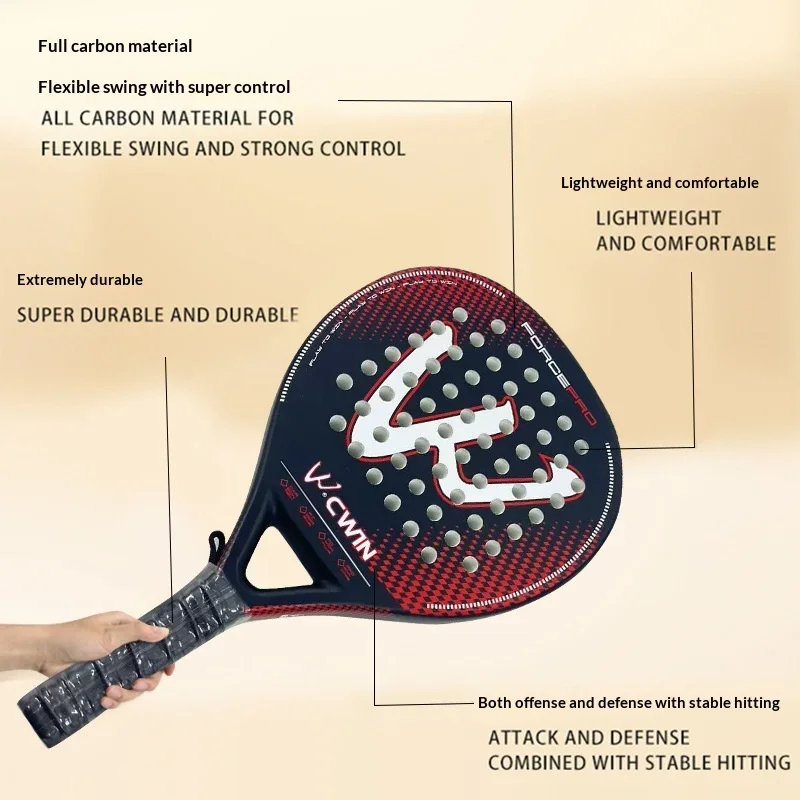 raquette-de-padel-en-fibre-de-verre-avec-noyau-en-mousse-raquette-legere-surface-durable-pour-l'entrainement-amateur-equipement-de-sport-de-padel-pour-l'exterieur